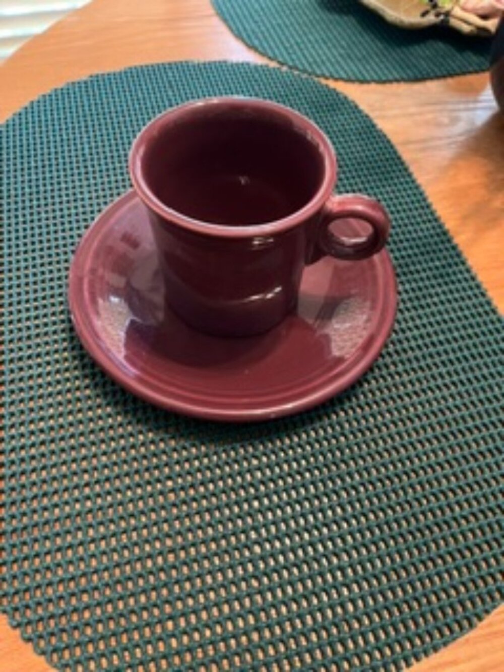 Fiesta Ware Cup & Saucer